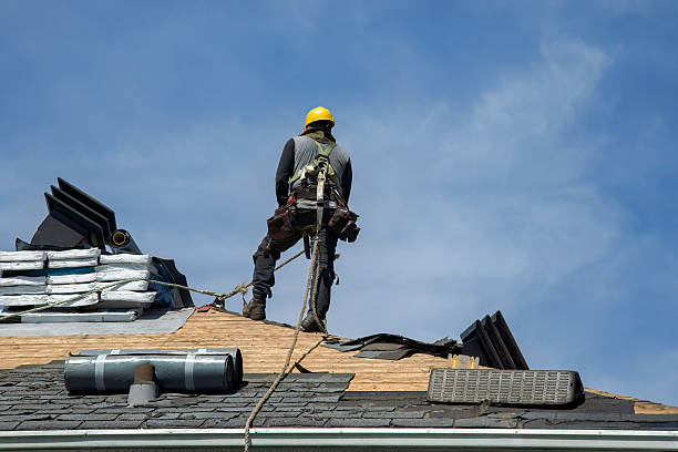 Professional Roof Replacement technician working in Sheffield, MA